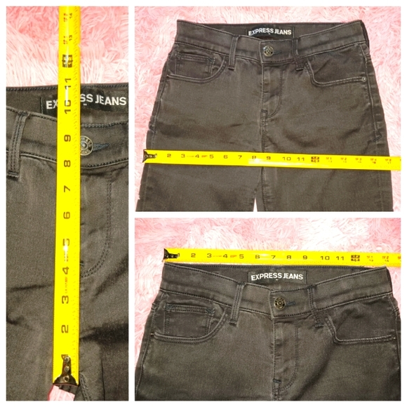 EXPRESS Jeans, Mia Skinny, mid rise, 2R, black - Picture 5 of 8